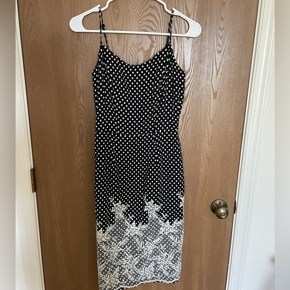 Eva Mendes NY&Co BodyCon Polka dot dress - Picture 1 of 7